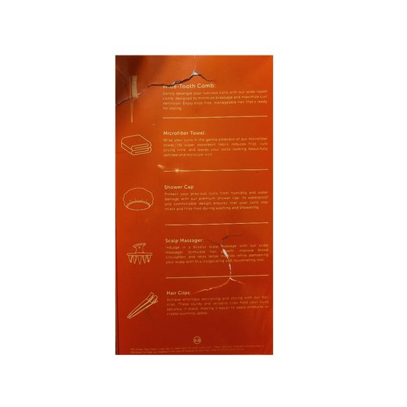 2 Hair Care 8pc Kits Microfiber Towel Detangling Comb Clips Scalp Massager & Cap - Picture 3 of 5